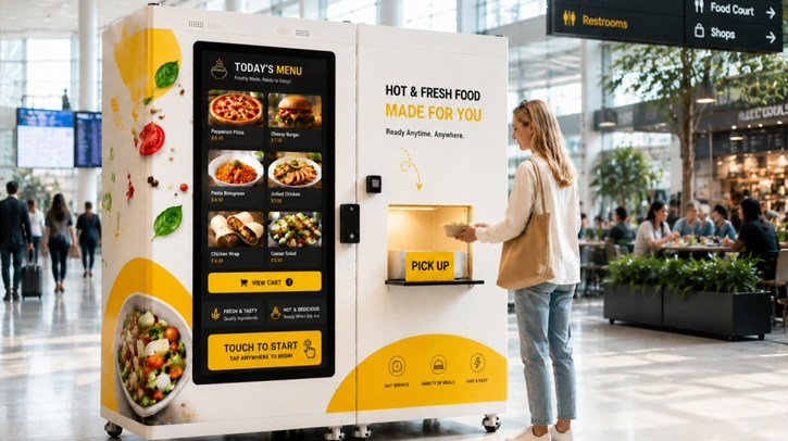 Why More Businesses Choose Hot Food Vending Machines with Refrigerated Storage