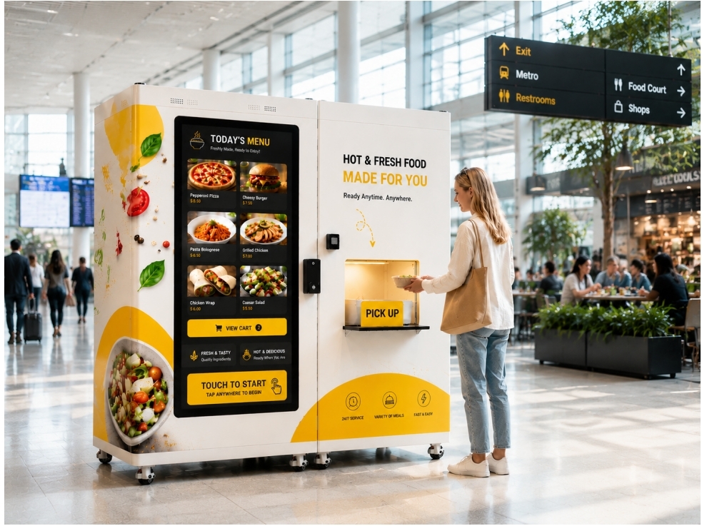 What is a Hot Food Vending Machines with Refrigerated Storage What is a Hot Food Vending Machines with Refrigerated Storage