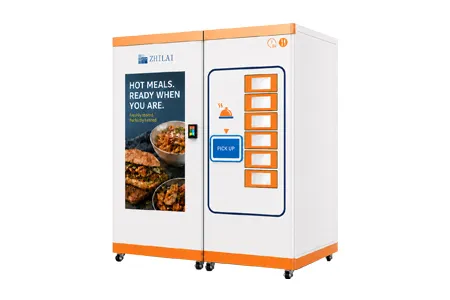 Multi-pickup Hot food Vending Machine