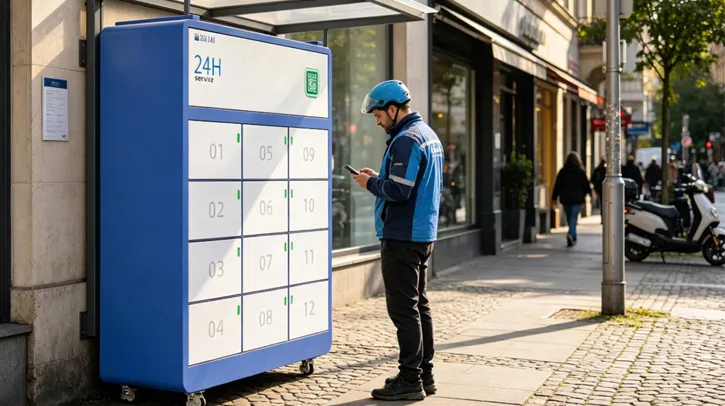 Battery Swapping Cabinet for Electric Two-Wheeler Operators