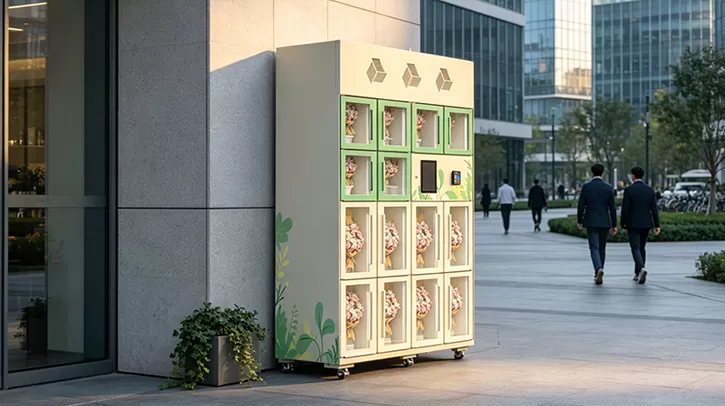 Smart Refrigerated Flower Vending Machines: The Key to Profitable 24/7 Flower Retail