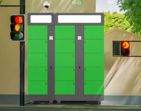 smart Battery Exchange Locker
